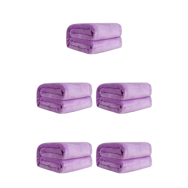 Wosthever Manta de franela portátil para adultos y niños, mantas de colores sólidos para viajar, suministros cálidos para mantener el calor, Type1 NO1