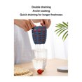 thumbnail image 4 of Portable Leakproof Fruit Draining Cup with Quick Drainage, Refrigerator Friendly Storage for Salad Camping, 4 of 7