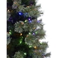 thumbnail image 4 of Christmas Time 7.5-Ft Prelit Vermont Pine Green Christmas Tree with EZ Connect Multi Color LED Lights and Metal Stand, 4 of 4