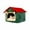 Multicolor, variant on WEGFTDUOP Christmas Decor Christmas Tree Pet Bed Pet Villa Cats Bed Dog Bed Removable Dog Bed Winter Warm Cats Bed Two Purpose Pet Nests Pet Mat Holiday Products