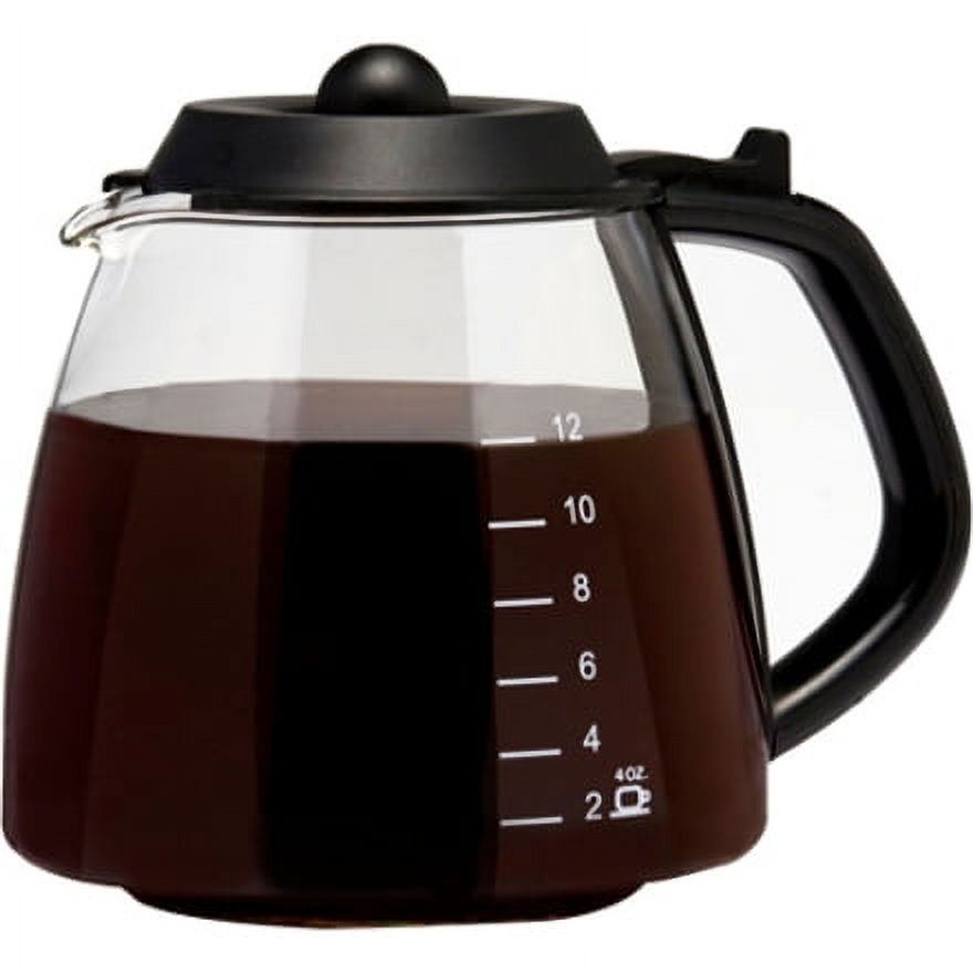 Cafe Brew 12-Cup Millennium Pause and Serve Replacement Glass Carafe, Black - image 2 of 2