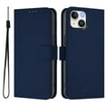 thumbnail image 2 of Compatible with iPhone 13 Mini Wallet Case with RFID Blocking Credit Card Holder, PU Leather Folio Flip Kickstand Protective Shockproof Anti-fall Phone Case Cover Women Men,Navyblue, 2 of 11