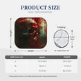 thumbnail image 2 of KLL Red Dark Skull Abstract Windshield Sun Shade 2-Piece Foldable Car Front Window Sunshade for Most Sedans SUV Truck- Large, 2 of 5