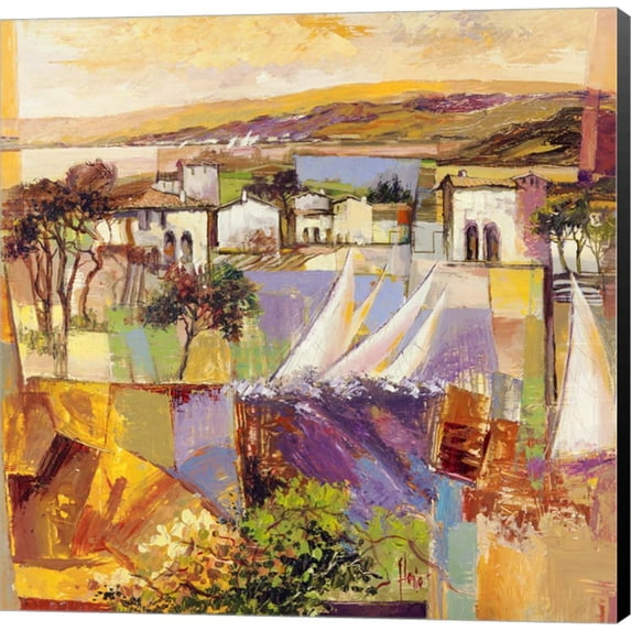 Racconto Italiano (detail) by Luigi Florio, Canvas Wall Art