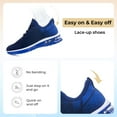 thumbnail image 4 of AOV GREEN LEAF Mens Running Shoes Casual Tennis Walking Athletic Gym Fashion Lightweight Slip On Sneakers US 7-12.5, 4 of 8