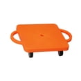 thumbnail image 4 of Scooter Board con manijas cuadradas portátiles 11.8 pulgadas Siéntate scooter para el patio trasero del gimnasio actividades al aire libre de juegos Naranja, 4 of 8