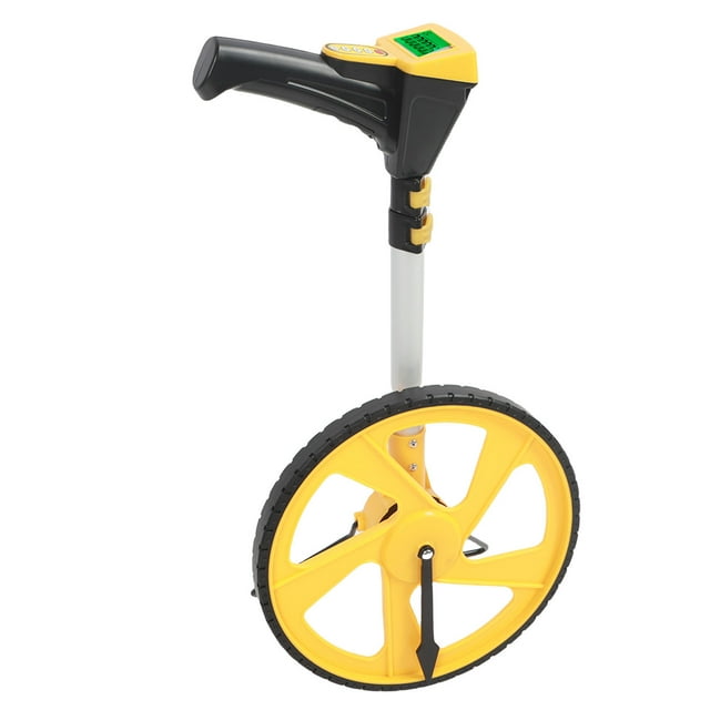 Roue de Mesure à Affichage Numérique, Écran LCD Poignée Rétractable Pieds Légers Roue de Mesure Numérique avec Sac à Dos en Tissu pour Usage Industriel