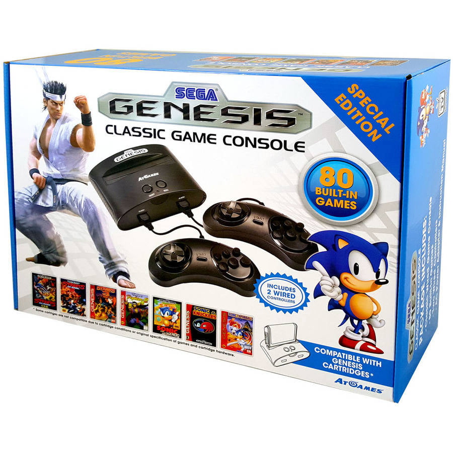 Sega Genesis Classic Game Console Walmart Com Walmart Com