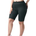 thumbnail image 2 of Tumotour Yoga Shorts For Women Plus Size Yoga Shorts Solid Color Lace Elastic High Waisted Running Workout Gym Shorts Sports Shorts, 2 of 9