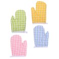 thumbnail image 3 of Shisuyan Mitaines de Four pour Enfants Cuisson Résistantes à la Chaleur Polyester 4 Pcs 6.7X4.7X0.8In, 3 of 8