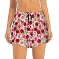 thumbnail image 2 of Fotbe Rose Flowers Womens High Waist Running Shorts Athletic Workout Quick Dry Shorts for Women with Pockets Gym Yoga Summer Shorts-XX-Large, 2 of 9