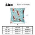 thumbnail image 5 of Christmas Pillow Covers Inserts, Decorative Pillows, Throw Pillows with Unique Patterns for Home Décor - Set of 2 in 16x16, 18x18, or 20x20 inches, 5 of 6