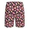 thumbnail image 6 of Kdxio Tomatoes Pattern Mens Casual Shorts - Drawstring Summer Beach Sports Shorts for Men, 6 of 9