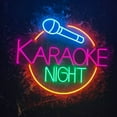thumbnail image 4 of Handmadetneonsign Karaoke Night Neon Sign, Karaoke Wall Art Decor, Hotel Pub Coffee Wall Decor, 4 of 5