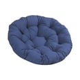 thumbnail image 4 of Cojín para silla Papasan de 20 pulgadas, cojín para silla con forma de huevo (solo cojín), alfombrilla multifuncional para silla de jardín para asient Azul oscuro, 4 of 8