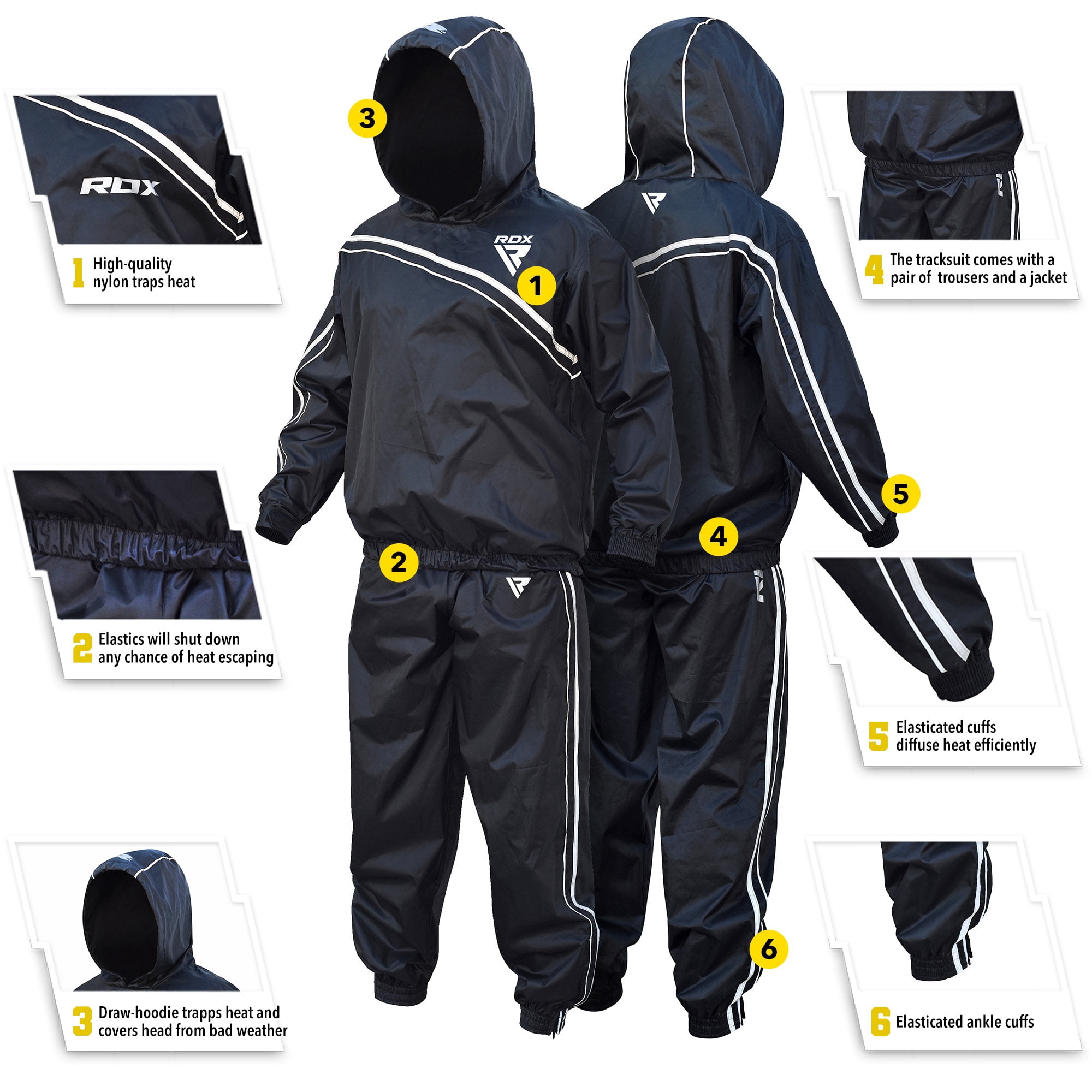 rdx mma sauna suit