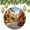 pattern-1, variant on Christmas Ceramic Ornament Squirrel Drinking Santa Cocktail Customized Round Ceramic Ornament Squirrel Gifts for Women Girls Best Gifts for Christmas for Woman Friend Birthday
