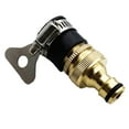 thumbnail image 1 of LOVIVER 1/2 "3/4" Filetage Robinet de Cuisine Rapide Raccord de Robinet en Laiton, 1 of 8