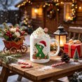 thumbnail image 6 of Christmas Alphabet Mug with Santa Hat - Ceramic Personalized A to Z Coffee Cup for Hot Cocoa Tea or Coffee, Festive Decor and Holiday Gift X, 6 of 6