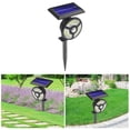 thumbnail image 3 of para exteriores, luces de seguridad con sensor de movimiento, cabezal 72 LED, gran de 180  degree, montaje en pared impermeable, 3 of 8