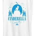thumbnail image 3 of Disney Princess - Cinderella Silhouette - Women's Short Sleeve Graphic T-Shirt, 3 of 5