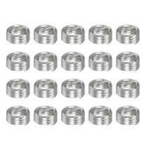 Uxcell M4 x 0.7 1D 4mm 304 Stainless Steel Wire Thread Insert Threaded Sleeve 20 Pack