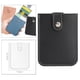 thumbnail image 4 of Estuche organizador de tarjetas de crédito Yinane para Hombres y mujeres de Cuero de PU Negro, 4 of 7