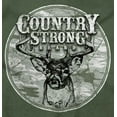 thumbnail image 2 of Country Strong Deer Southern Hunting Unisex Plus Fleece Graphic Sweatshirt Brisco Brands 4X, 2 of 5