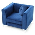 thumbnail image 5 of Glory Furniture Delray Velvet Chair in Navy Blue, 5 of 6