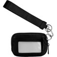thumbnail image 1 of Cartera Iris xinyu para mujer billetera Con llavero 5,9 x 3,5 pulgadas negro, 1 of 6