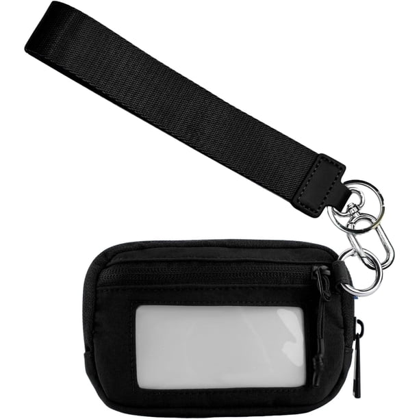 Cartera Iris xinyu para mujer billetera Con llavero 5,9 x 3,5 pulgadas negro