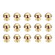 thumbnail image 1 of Uxcell 15 Pcs Remaches Redondos, Remaches Decorativos de Metal de 10mm, Dorado, 1 of 6