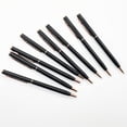 thumbnail image 2 of MSTOKIN Metallic Black Gold Pens Cool Fancy Pens for Women & Men Journling Cute Pen Set Luxury Nice Pretty Pens with Gift Box (8-Pack black Metal Thin Pens), 2 of 5