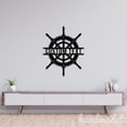 thumbnail image 3 of Handmadetneonsign Captain's Wheel Metal Wall Art Light, Captain Metal Sign Wall Decor, Sailor House Metal Decor 51025, 3 of 5
