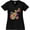 AB-Black, variant on Inktastic Acoustic Guitar with Colorful Flowers Women's Plus Size V-Neck T-Shirt