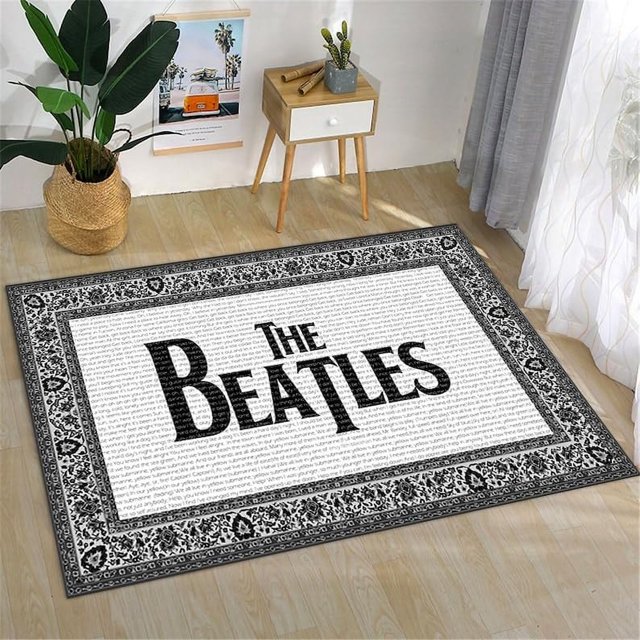 Beatles, Beatles Rug, Music Band Rug, Music Rug NL04.3 (47\u201dx70\u201d)=120x180cm = 3.9 ft x 5.9 ft