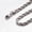 Black, variant on 2mm - 6mm 16"-40" Silver or Gold or Black or Silver and Black Stainless Steel Rope Chain Necklace