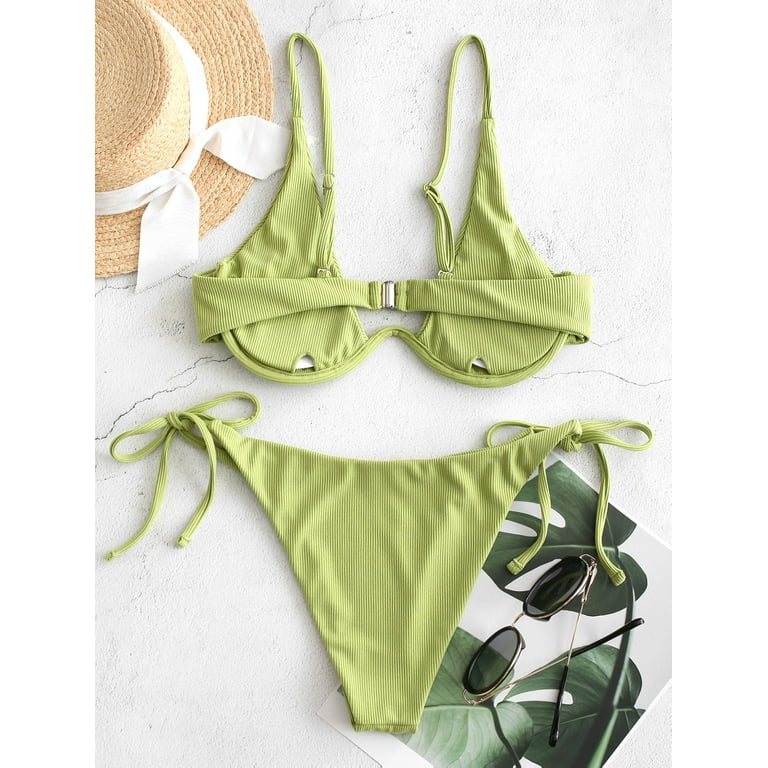 Zaful 2025 green swimsuit