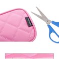 thumbnail image 5 of Lady Makeup Bag Dual Layer Splash Proof Cosmetic Bag Toiletry Pouch with Mirror, 5 of 5