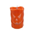 thumbnail image 1 of Advancent luminosa, candelabro hecho a mano con cabeza de Calavera, velas que funcionan con pilas, lámpara de mesa, decoración superior, decoración Iluminación navideña Naranja Advancent HA068219-01, 1 of 6