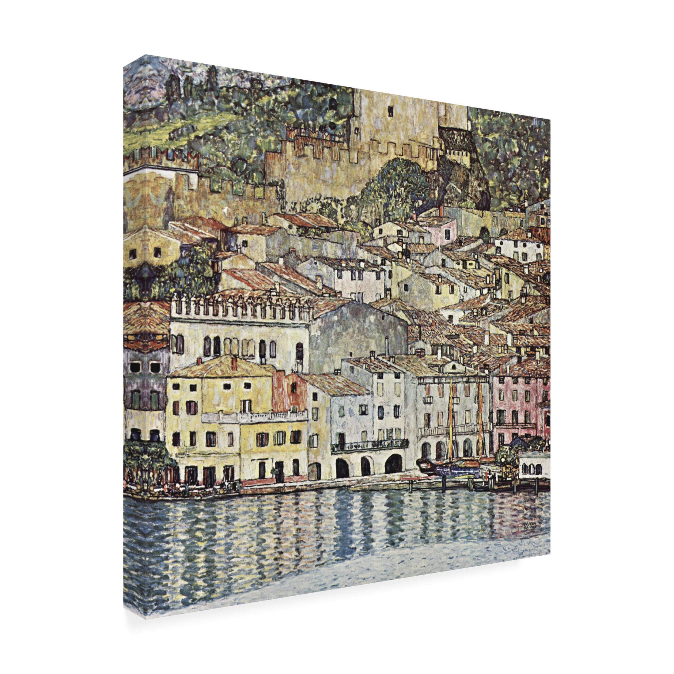 Trademark Fine Art Gustav Klimt Klimt Coastal Villages II Canvas Wall Art