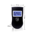 thumbnail image 2 of Testeur d'Alcool, Alcooliseur Portatif avec Rétroéclairage Bleu Écran LCD Alcooliseur Portable avec 20 Embouts, 2 of 8