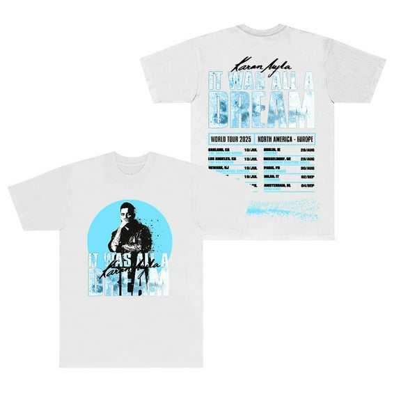 Karan Aujla It Was All A Dream World Tour 2025 T-Shirts Unisex Tee xxl
