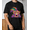 Black-1, variant on Men's Women's Mardi Gras Parrot Mask Feathers T-Shirt S-5XL