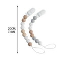 thumbnail image 2 of XEOVHV Silicone Pacifiers for Newborn - Pacifiers Feature Collapsible Handle & Silicone Pacifier Clip; 100% Silicone Pacifier Strap with Clip Keeps Pacifiers, Teethers, 2 of 7