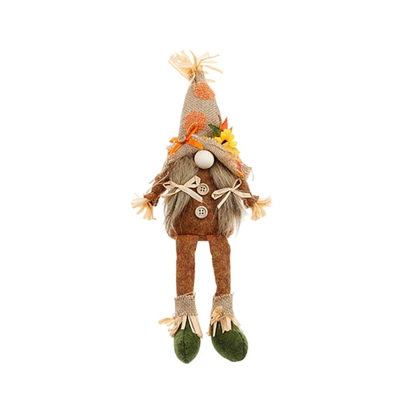 Mrzvby Fall Decoration and Home Decor,Fall Thanksgiving Gnome Decor Faceless Scarecrow Doll With Sunflower Handmade Linen Figurine Ornament For Indoor Tabletop Window Home Party Decoration