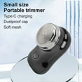 thumbnail image 4 of Mini Recortadora de Barba Recortadora Eléctrica Portátil Compacta para Barba Recargable con Batería de 400 MAh Cuchillas Afiladas de bajo Ruido Ideal para Viajes ANGGREK  Otros, 4 of 8