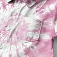 thumbnail image 4 of OGLCCG Boys Dress Shirts Tie Dye Button Down Short Sleeve Blouse Shirt Kids Summer Casual Lightweight Shirts with Pockets 2-15 Years, 4 of 6
