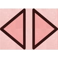 thumbnail image 1 of Ahgly Company Machine Washable Indoor Rectangle Transitional Pink Area Rugs, 2' x 3', 1 of 7