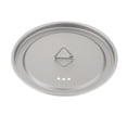thumbnail image 4 of Titanium Cup Lid Coffee Mug Lid Portable Cookware Drinkware Camping Pot Lid with 120mm, 4 of 8